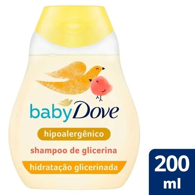 Shampoo Dove Baby Hidrat Glicer 200ml