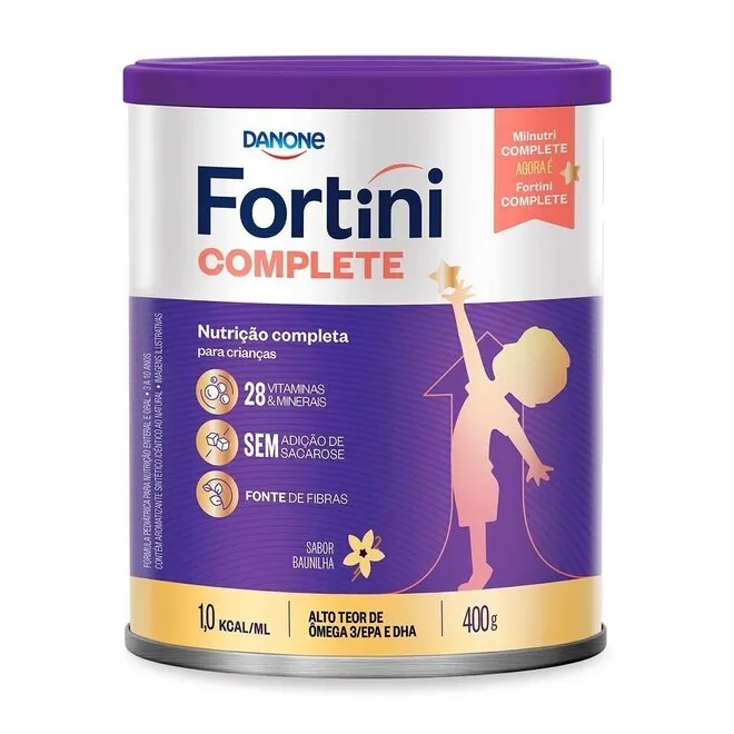 Suplemento Infantil Completo Sabor Baunilha Fortini 400G
