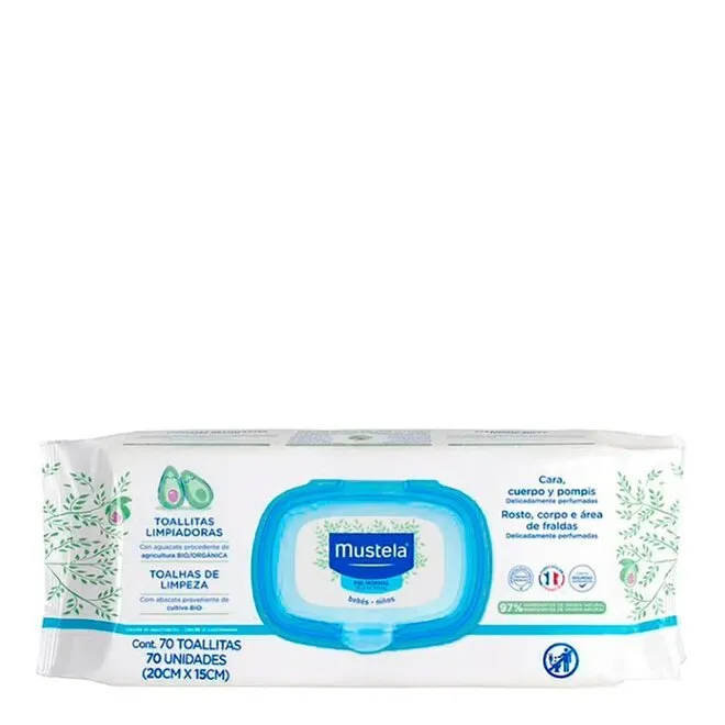 MUSTELA TOALHA UMEDECIDA 70UN(MTL)