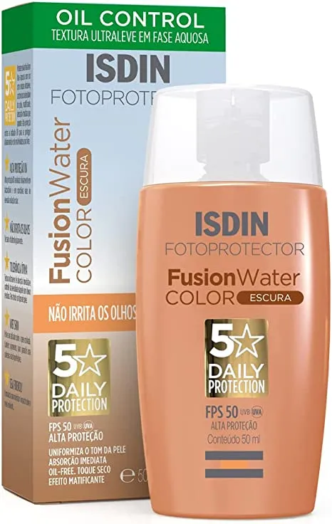 Prot Fac Isdin Fusion Water Escura Fps50+ 50ml