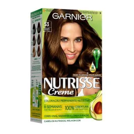 Tintura Permanente Nutrisse Creme 53 Castanho Claro Tata - 1 Unidade