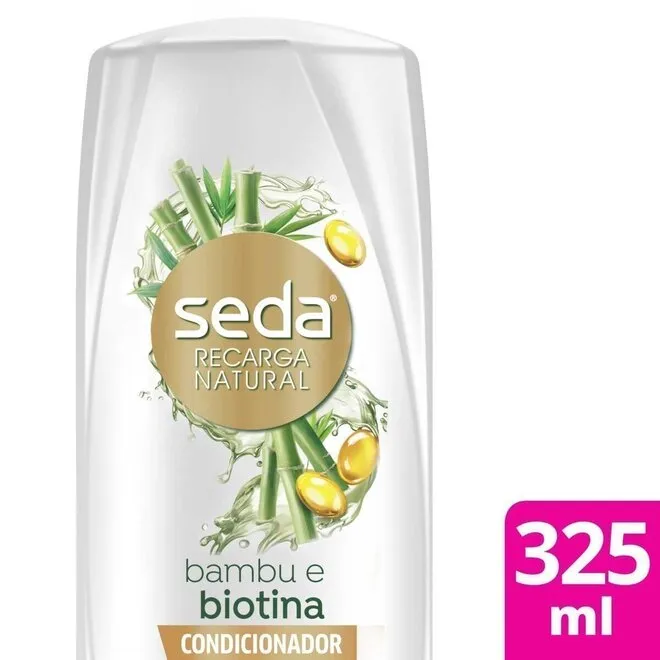 Condicionador Recarga Natural Bambu e Biotina 325ml