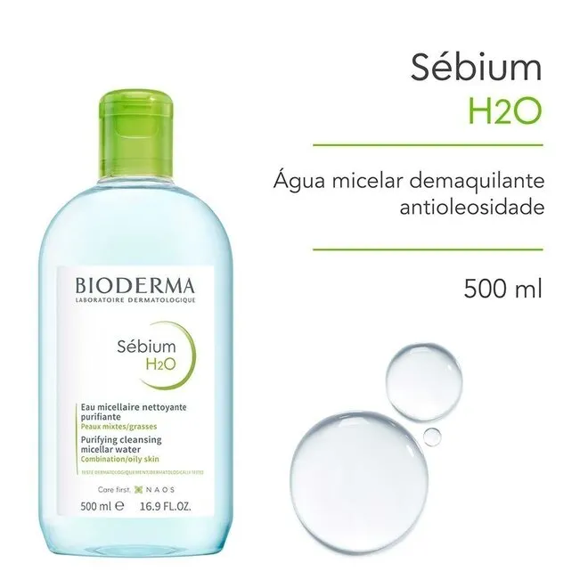 Solução Micelar Sébium H2O Purificante 500ml