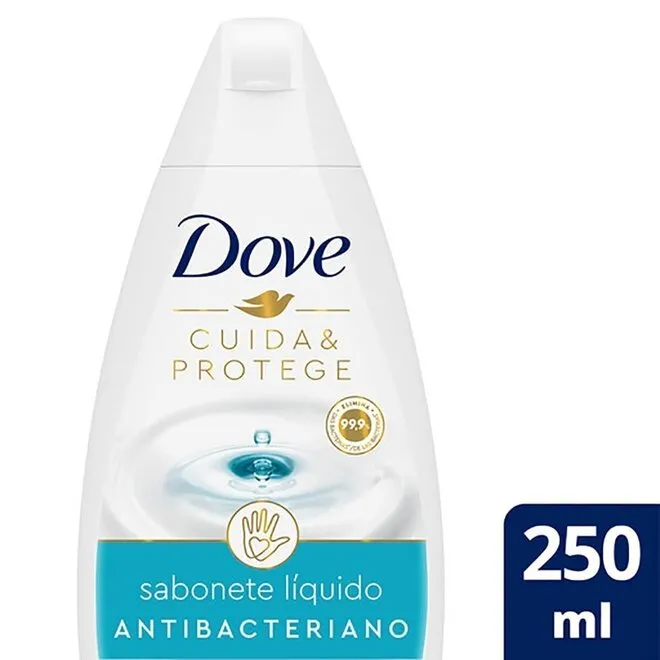 Dove Sabonete Líquido Cuida & Protege Frasco 250ml