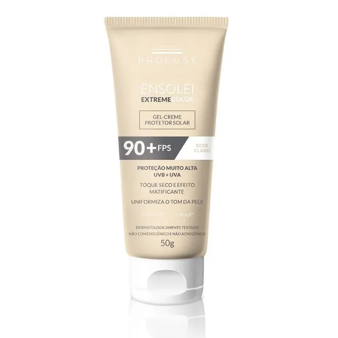 Profuse Ensolei Extreme Color Bege Claro Fps90+ 50G