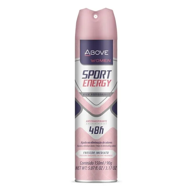 Desodorante Above Aerosol 150ml Women Sport