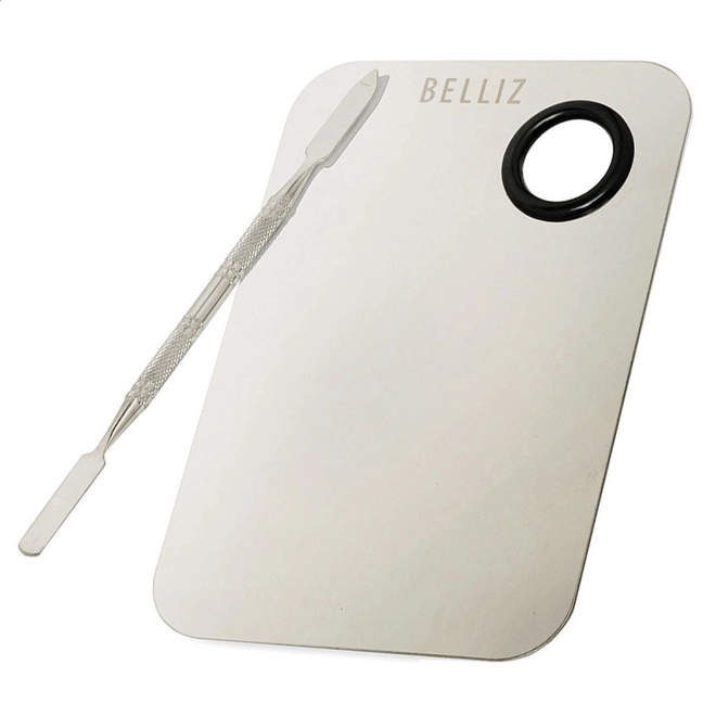 Paleta Belliz P/ Mistura Maquiagem C/Espatula