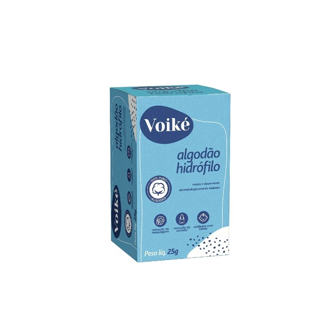 Algodão Hidrófilo Voike 25G