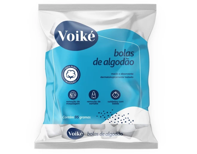 Algodão Em Bolas Voiké 95G