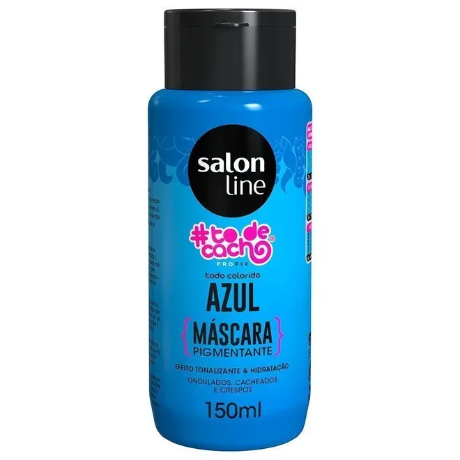 Máscara Pigmentante Salon Line #todecacho Azul 150ml