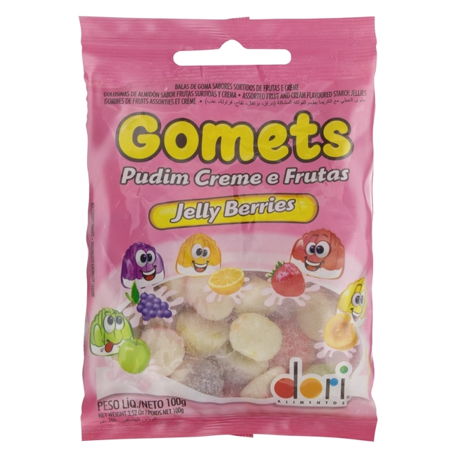 GOMETS PUDIM DE FRUTAS 100G