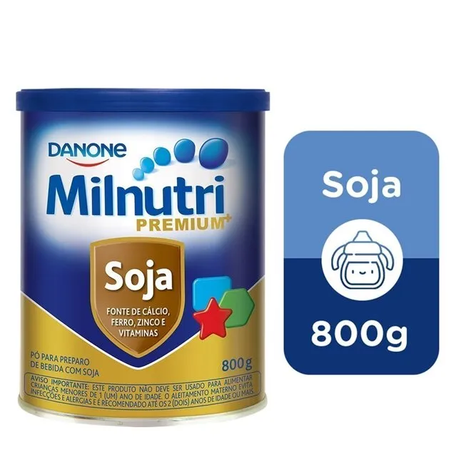 Leite Em Pó Milnutri Soja Embalagem 800G
