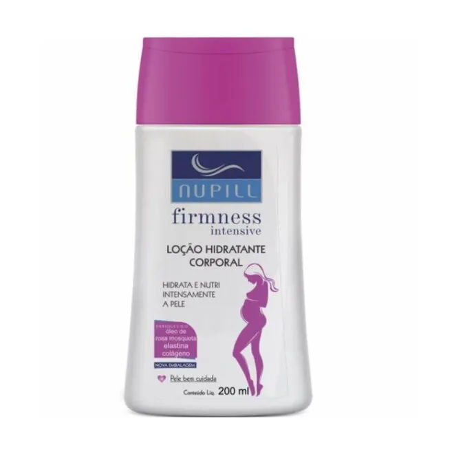 Nupill Loção Corporal Rosa Mosqueta 200G Branco