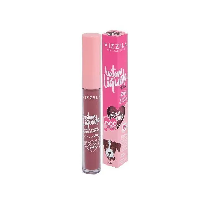 Batom Líquido Matte Dog Lovers Cor04 Vira-Lata 3,5g-VIZZELA