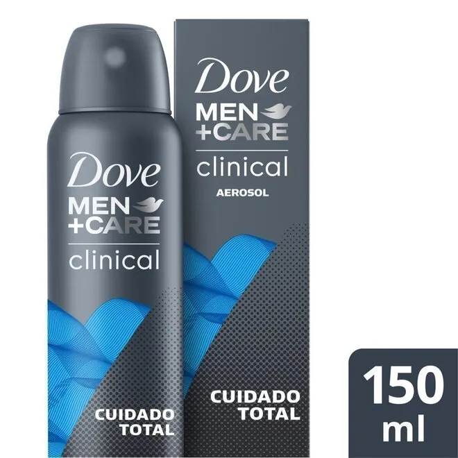 Desodorante Aerosol Men+Clinical Cuidado Total 150ml - DOVE