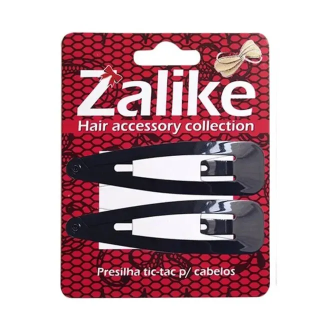 Presilha Zalike Tic Tac 7Cm Preto 217