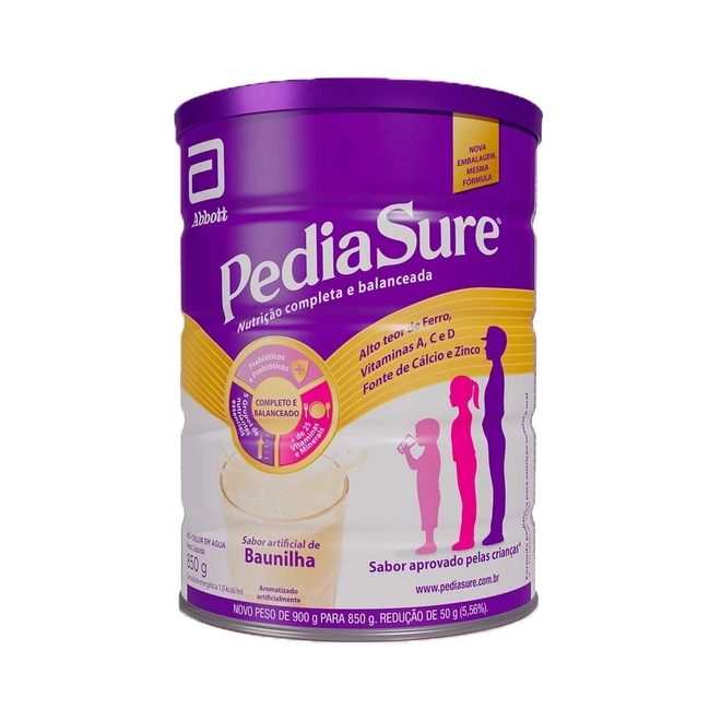 PEDIASURE COMP BAUNILHA 850G(ABT)