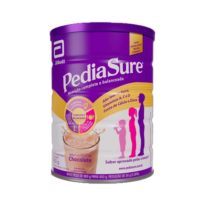 Suplemento Nutricional Pediasure Sabor Chocolate 850g