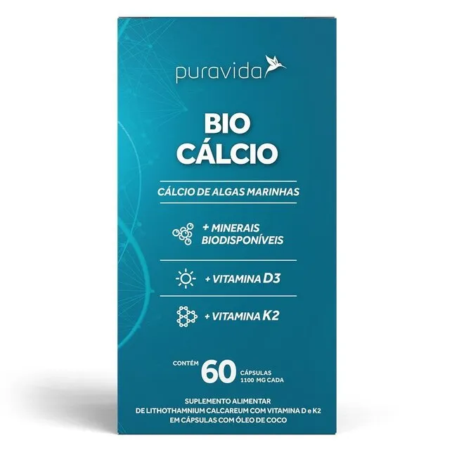 Bio Calcio 60 Capsulas - Pura vida