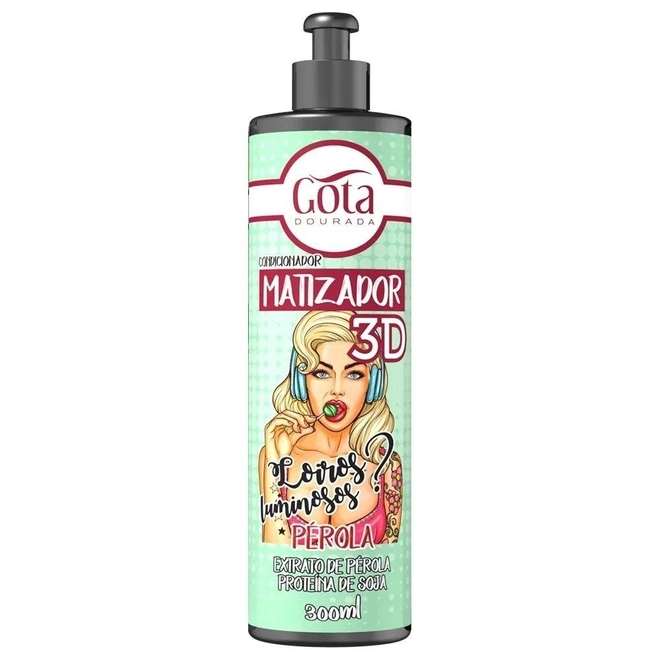 Condicionador Matizador Perola 300ml - GOTA DOURADA