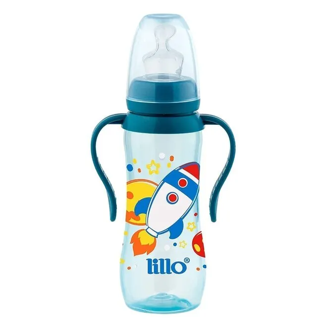 Mamadeira Lillo Acinturada Sonho Azul 240ml