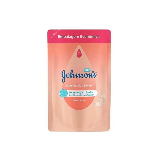 Sabonete Liquido Johnsons Glic Cab Aos Pes Refil 380ml