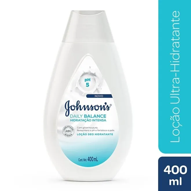 Hidratante Daily Balance Hidratação Intensa Johnson'S 400Ml