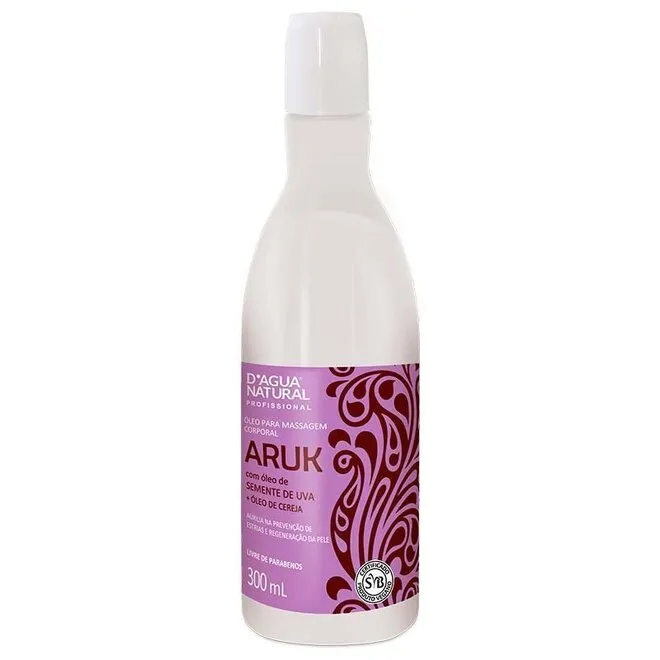 Óleo De Massagem Rosa Mosqueta Aruk 300ml