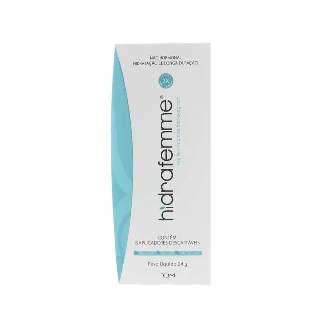 Hidrafemme Gel Hidratante Intravaginal Com 8 Aplicação 24G