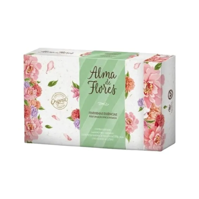 Estojo Sabonete Alma de Flores+Deo Colônia - MEMPHIS