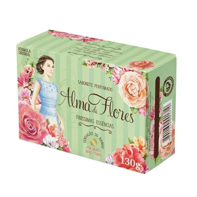 Sabonete Alma de Flores Clássico 130g - MEMPHIS