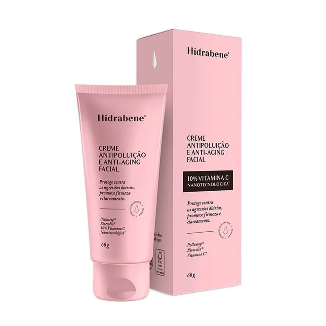 Creme Facial Hidrabene Antipoluição e Anti-Aging 60g