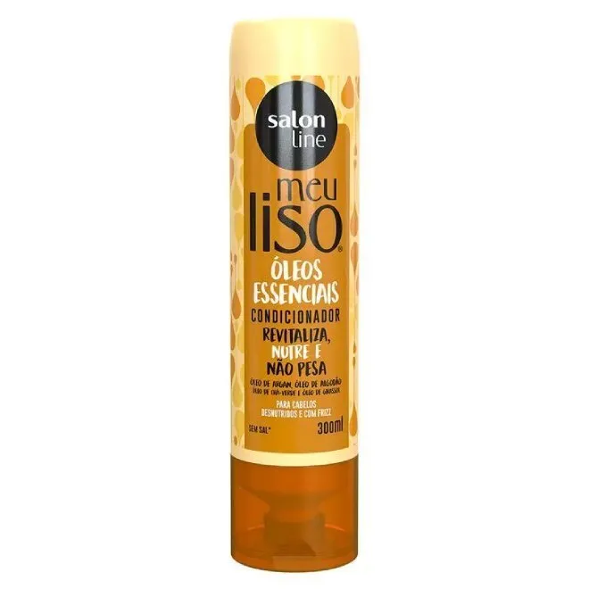 Condicionador Salon Line Meu Liso Óleos Essenciais 300ml