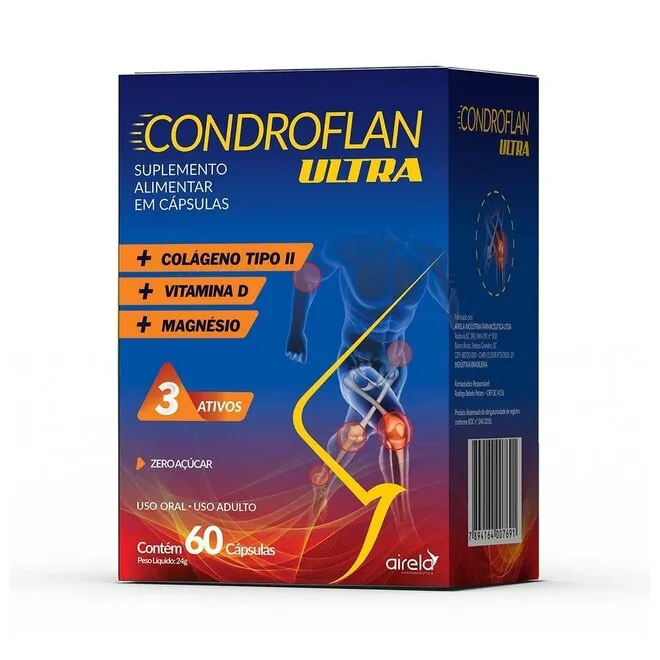 Condroflan Ultra Airela Com 60 Cápsulas