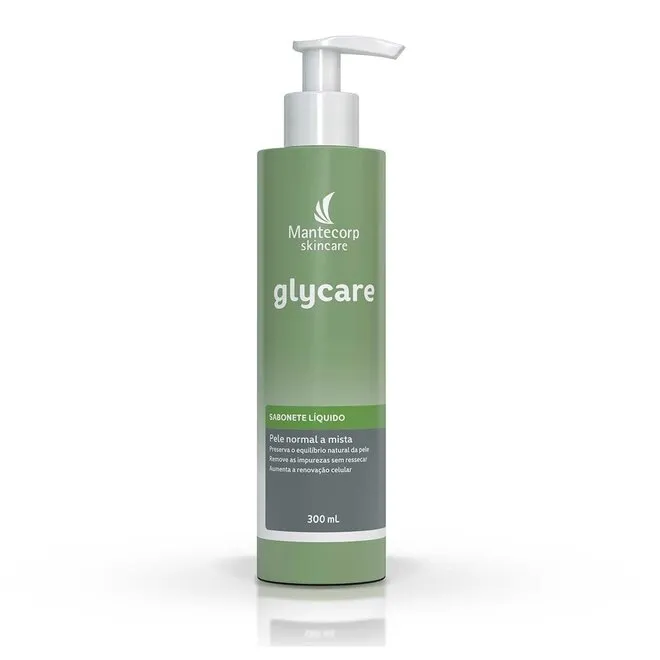 Sabonete Líquido Glycare Pele Normal A Mista Mantecorp 300Ml