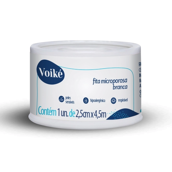 Fita Microporosa Voike 2,5Cm X4,5M