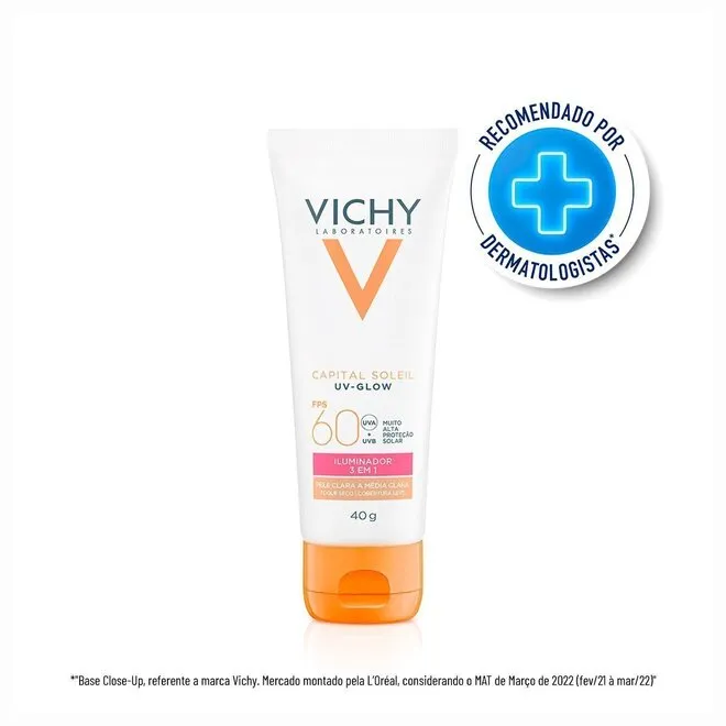 Vichy Capital Soleil Uvglow Fps60 C/M 40G