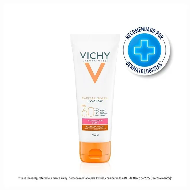 Vichy Capital Soleil Uvglow Fps60 M/N 40G