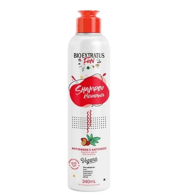 Shampoo Fun Crespos e Cacheados Bio Extratus 240ml