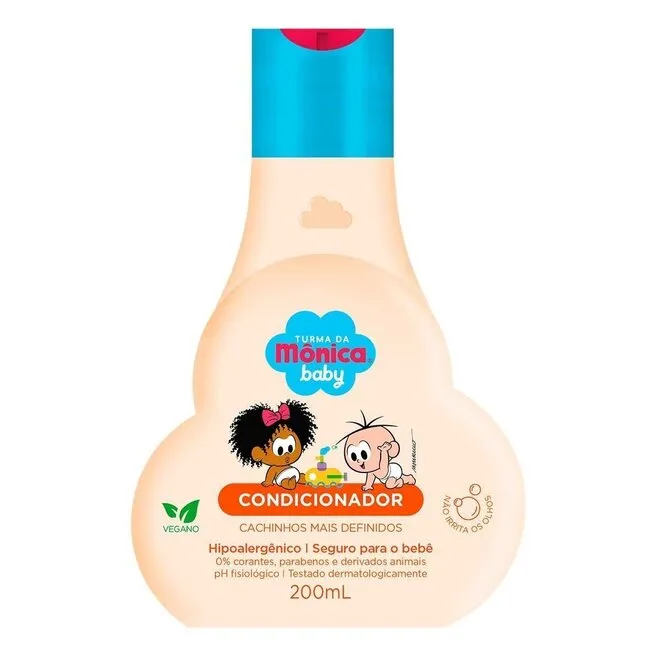 Condicionador Turma da Mônica Baby Cacheados c/200ml