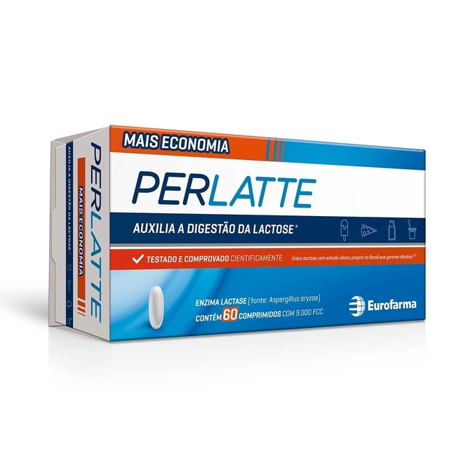 Perlatte 9.000 FCC 60 Comprimidos - EUROFARMA