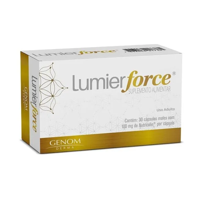 Suplemento Lumier Force Genom 30 Cápsulas