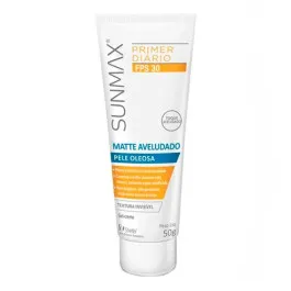 Protetor Solar Facial Sunmax Primer Diário Matte Aveludado FPS30 50g