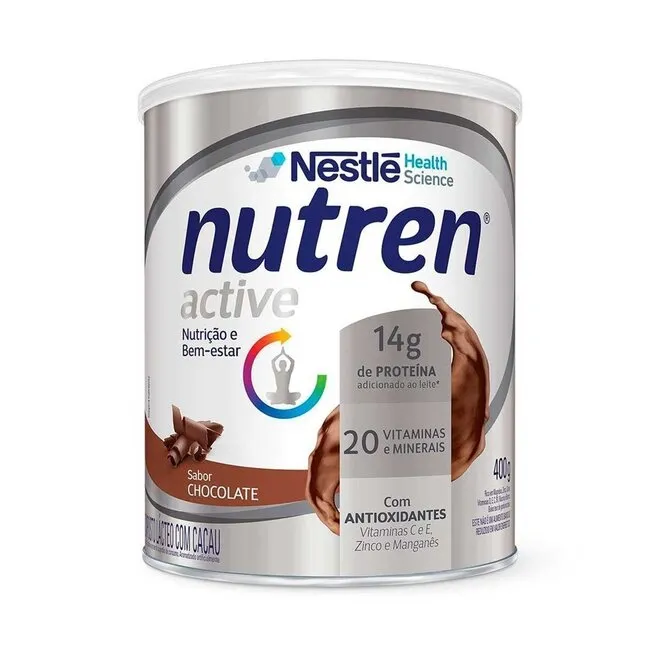 Complemento Alimentar Nutren Active Sabor Chocolate 400G
