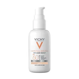 Protetor Solar Vichy Capital Soleil Uv-Age Daily Cor 2.0 FPS 60 40g