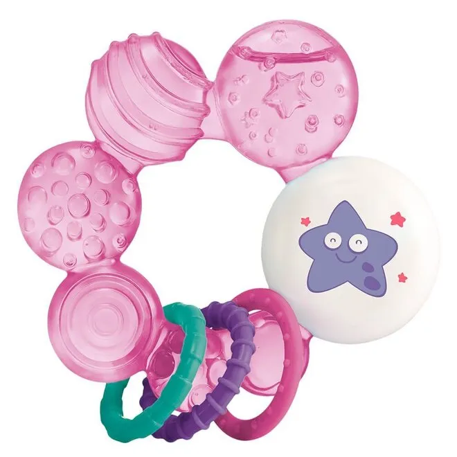 Mordedor Multikids C/Agua Cool Play Rosa