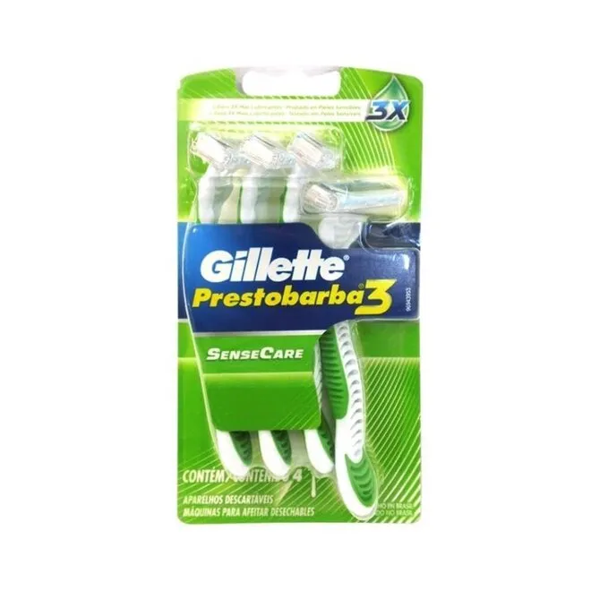 Aparelho de Barbear Body Sense Care 4 Unidade - GILLETTE