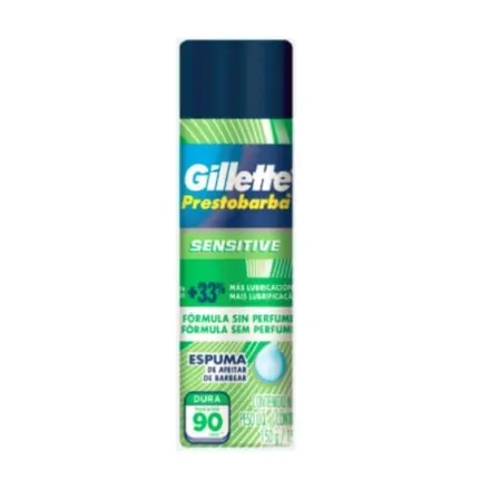 Espuma De Barbeargillette Prestobarba Pele Sensivel 56G