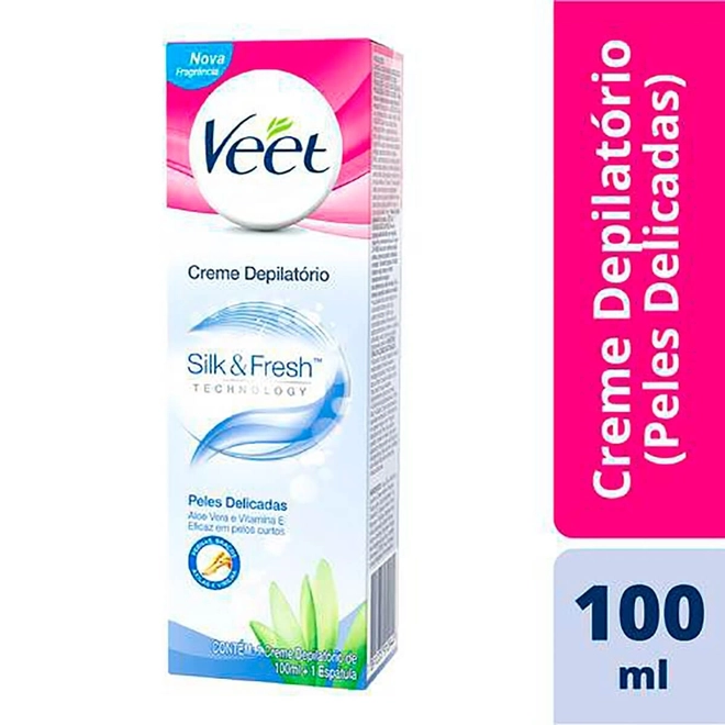 Creme Depilatório Pele Delicada Veet 100ml