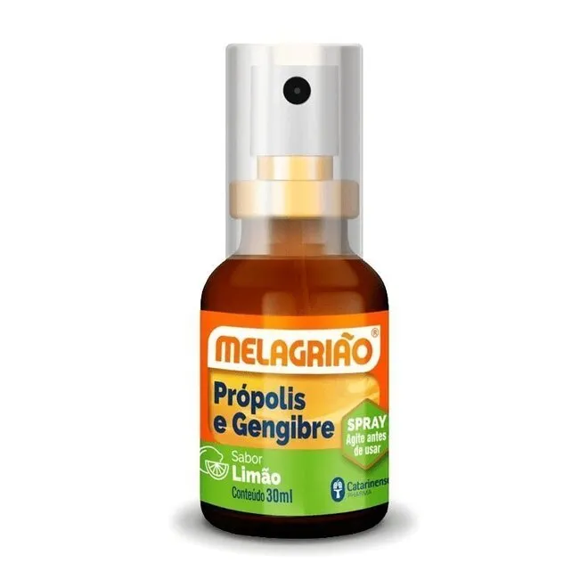 Própolis E Gengibre Sabor Limão Melagrião Spray 30Ml